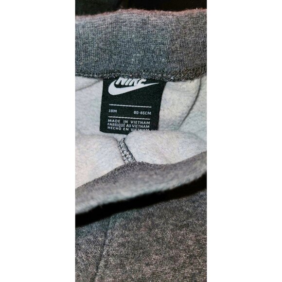 Nike Air Toddler Sweatshirt & Jogger Set 18M Gray - Picture 5 of 9